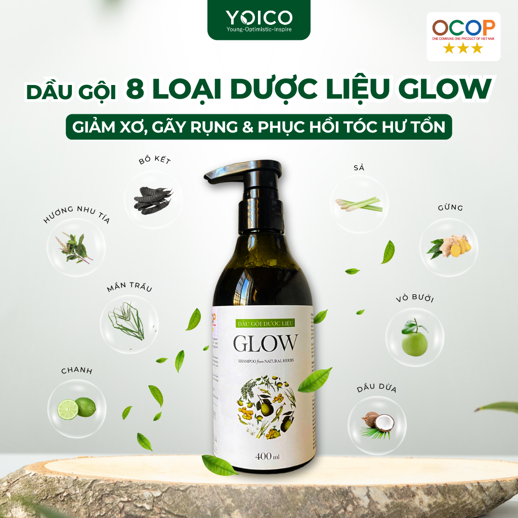 Dầu gội Dược liệu Glow