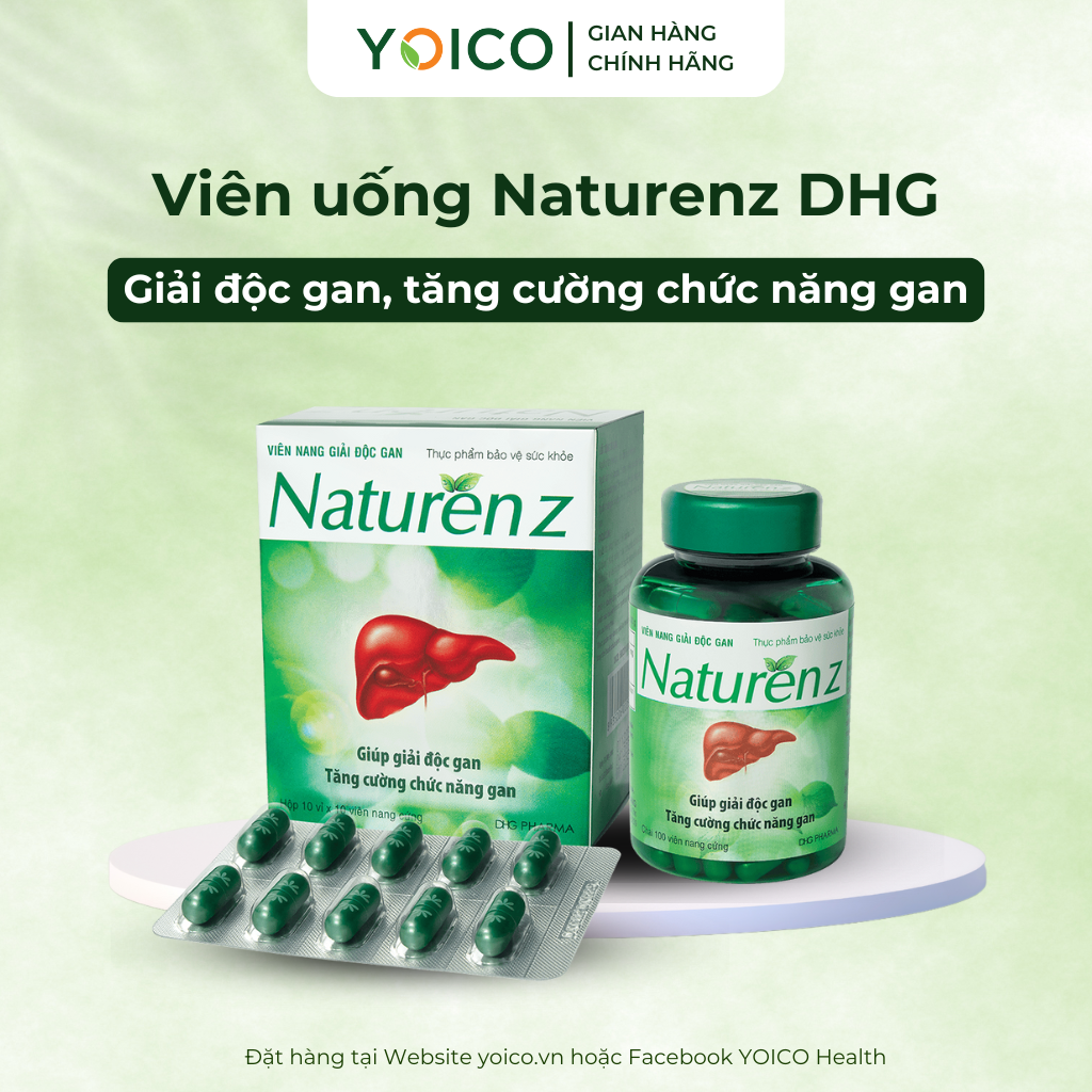 Viên uống Naturenz DHG giai độc gan, tăng cường chức năng gan YOICO Health (2)