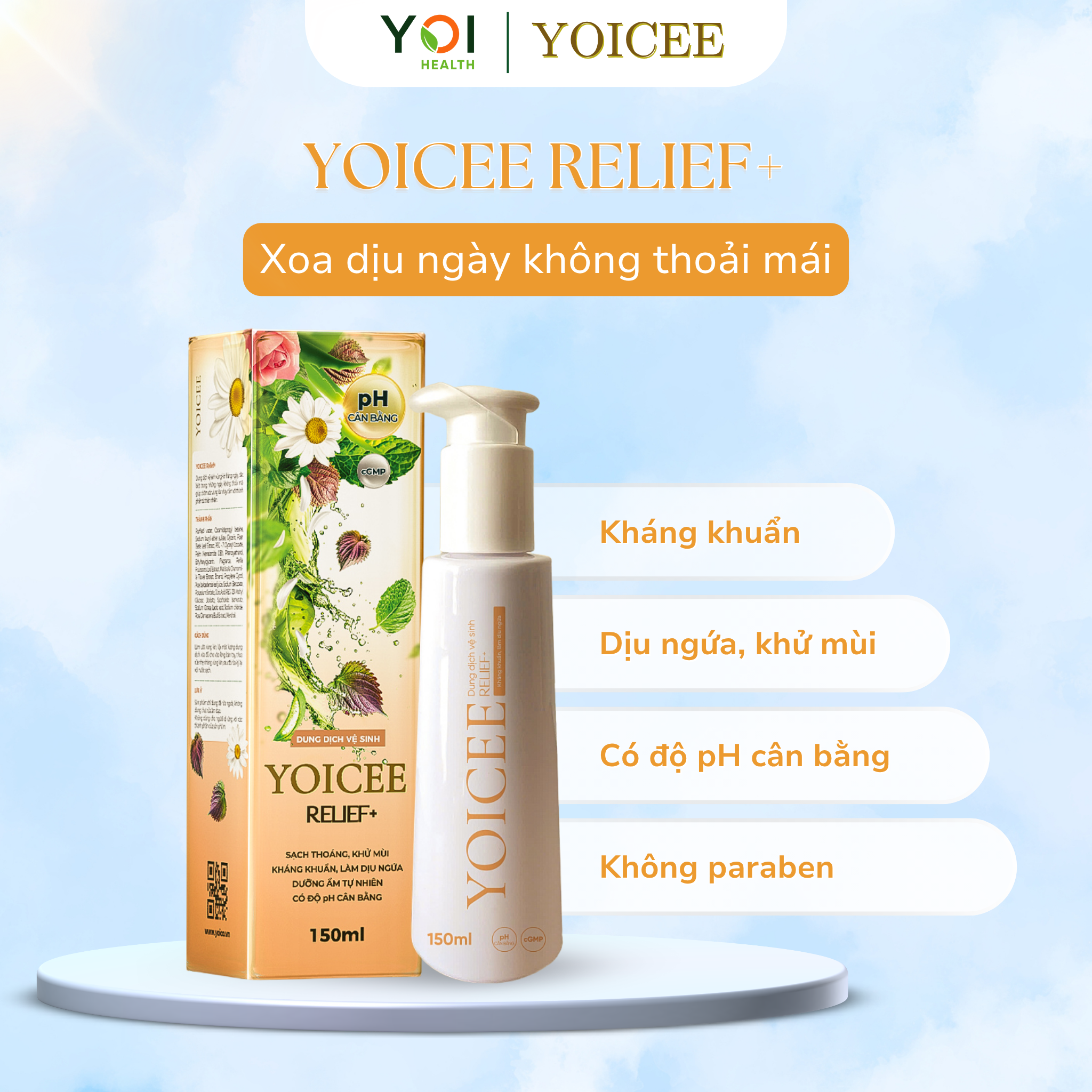 Dung dịch vệ sinh YOICEE Relief+